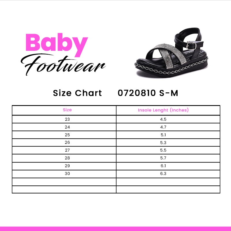 Black Casual Sandal 0720810