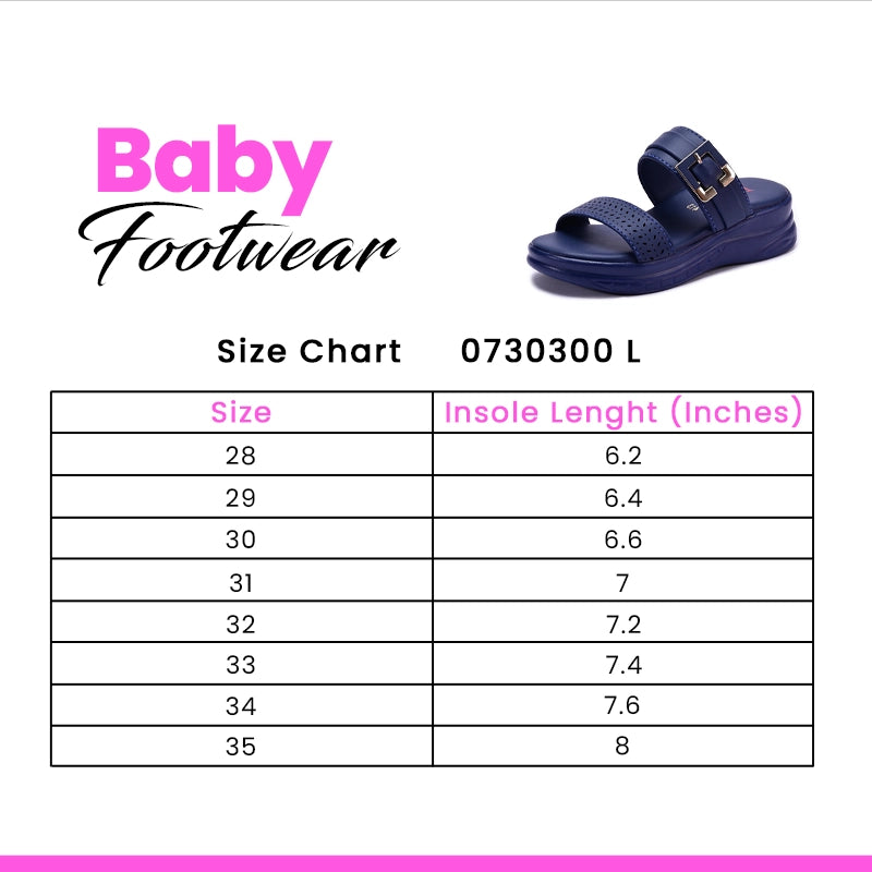 Baby Blue Casual Slippers 0730300