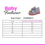 Baby Gray Sneaker Shoes 0740071