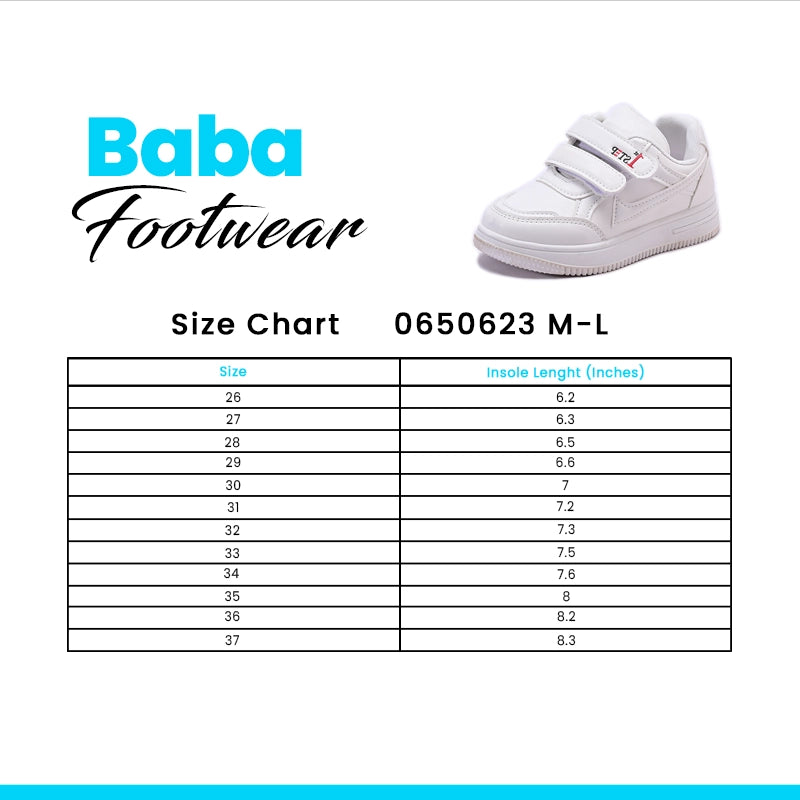 White Baba Casual Shoes 0650623
