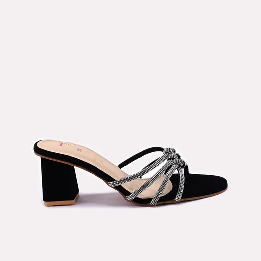 Black Bridal Slippers 0411641