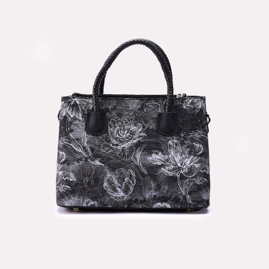 Womens Black Casual Shoulder Bag