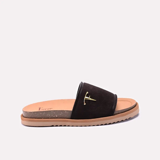 Mens Black Casual Slippers