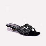 Black Fancy Slippers