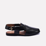 Black Kaptan Peshawari Sandal 0141128