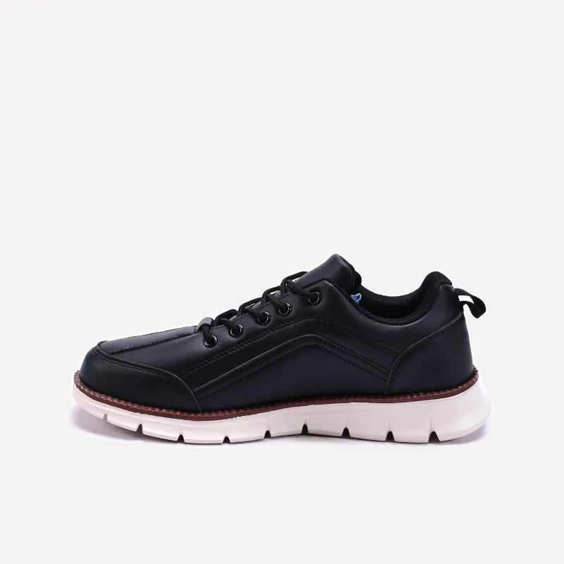 Black Soft Sole Sneakers Men 0120543