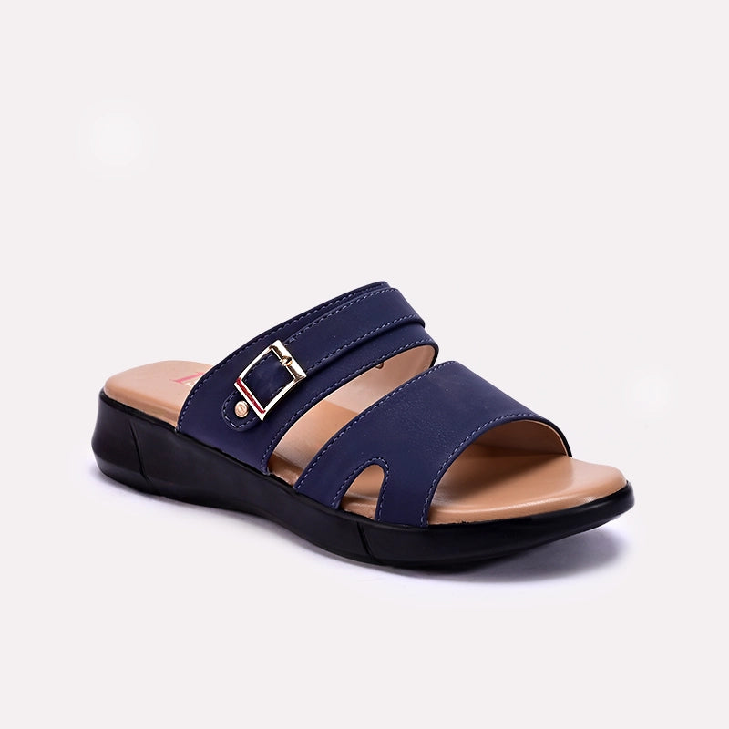 Blue Casual Slippers