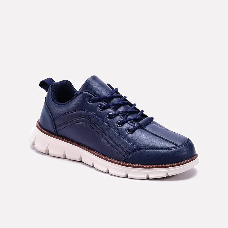 Blue Soft Sole Sneakers Men 0120543