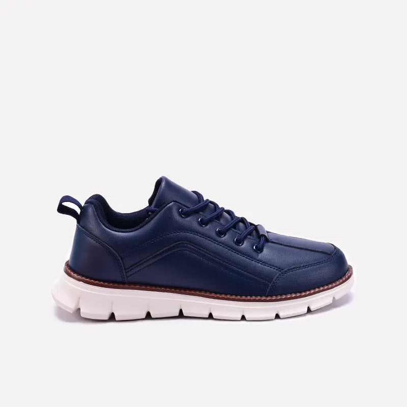Blue Soft Sole Sneakers Men 0120543