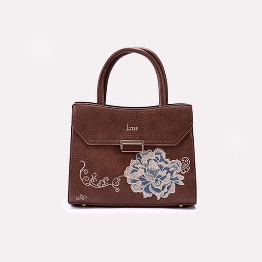 Brown Casual Shoulder Bags