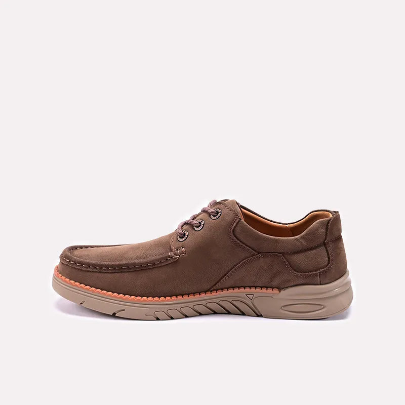 Brown Suede Casual Shoes for Men