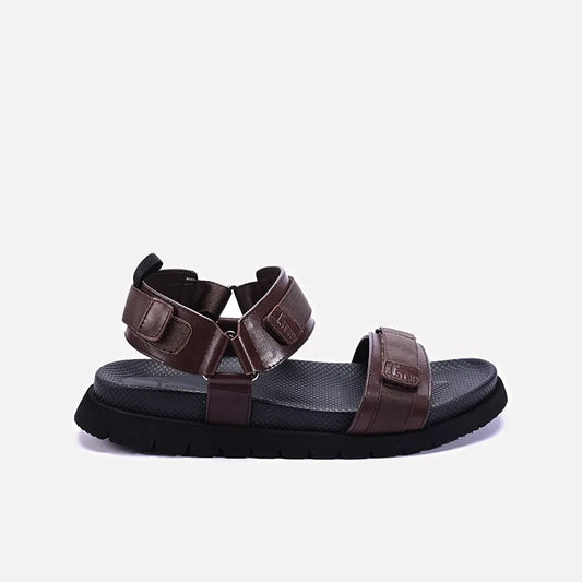 Brown Velcro Casual Sandals 0141169