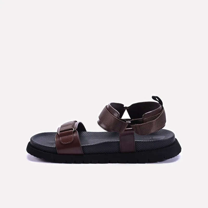Brown Velcro Casual Sandals 0141169