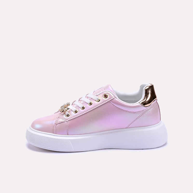 Cadenza Pink Glossy Sneakers 0440763