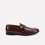 colin mens brown textured dress shoes
