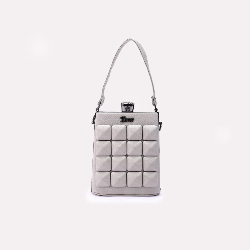 Gray Casual Hand Bags