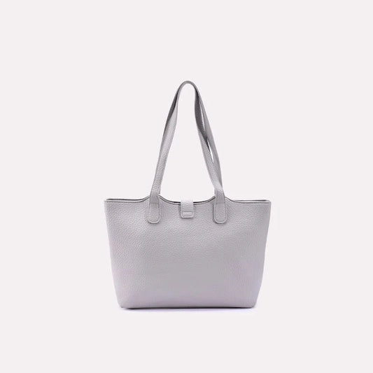 Ladies Gray Casual Shoulder Bag