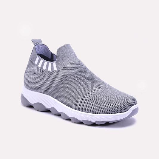 Gray Slip On Sneakers Women