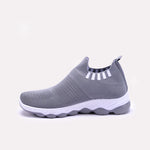 Gray Slip On Sneakers