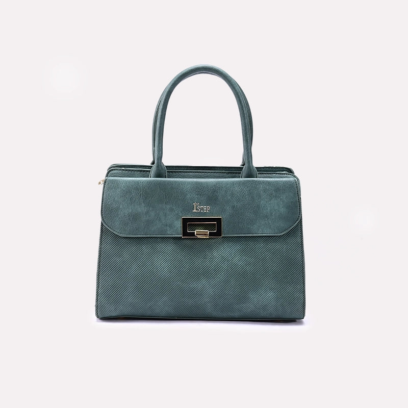 Green Casual Shoulder Bags