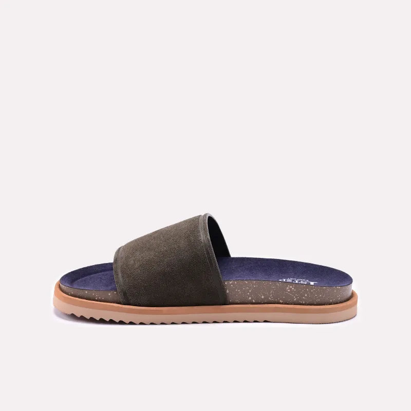 Green Casual Slippers for Men