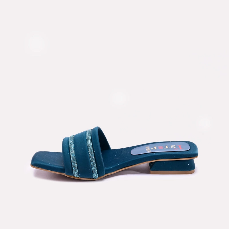 Green Fancy Slippers for Women