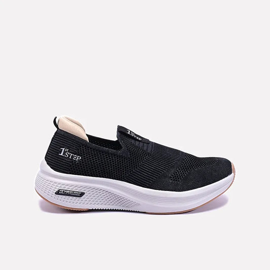 Ignite Black Slip On Sneakers 0120505