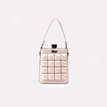 Light Gold Casual Hand Bags