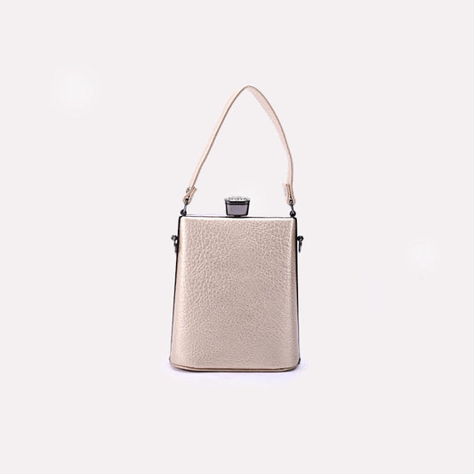 Light Gold Casual Hand Bags for Women