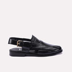 Mens Black Peshawari Chappal