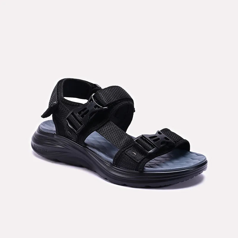 mens black sports sandals