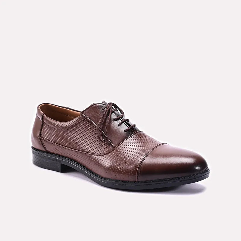 Mustard Cap Toe Oxford Shoes 0110182
