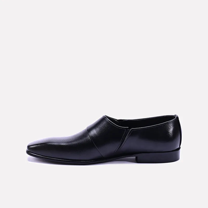 Monarch Black Monk Strap Dress Shoes 0111145