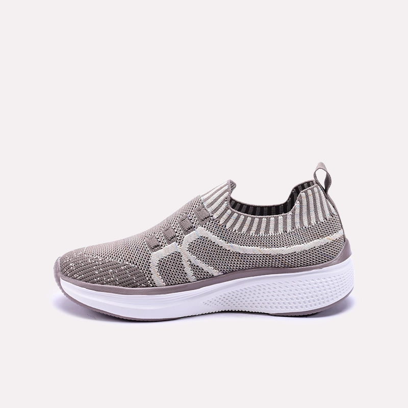 Nymira Brown Slip On Sneakers 0440774