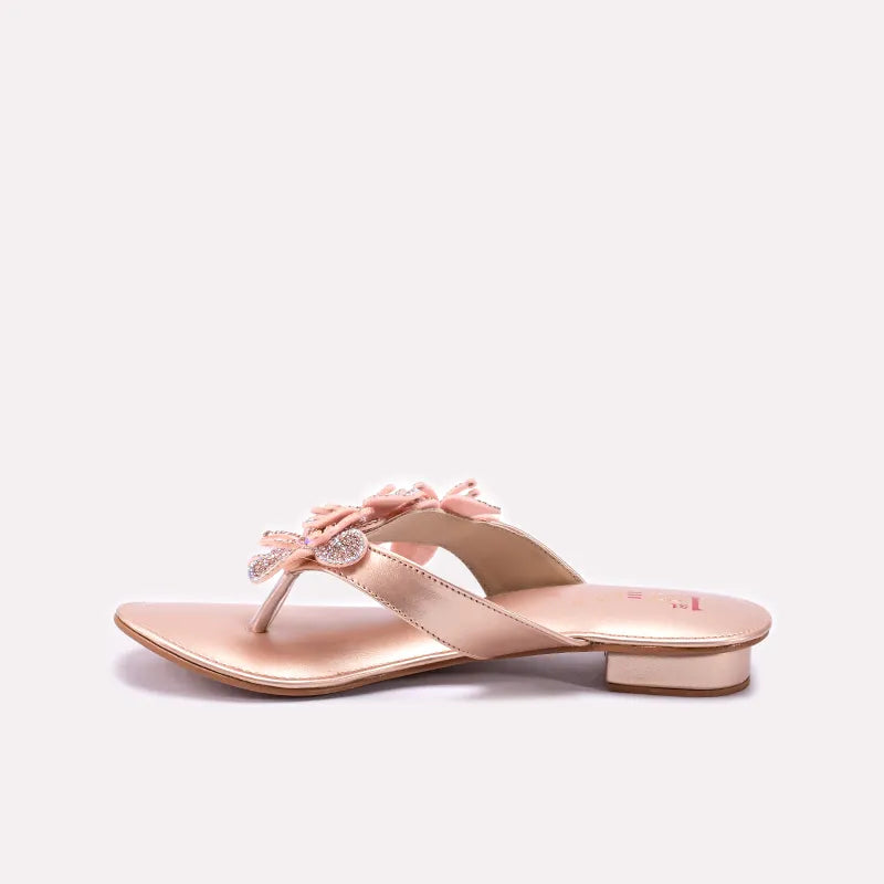 Peach Fancy Slippers