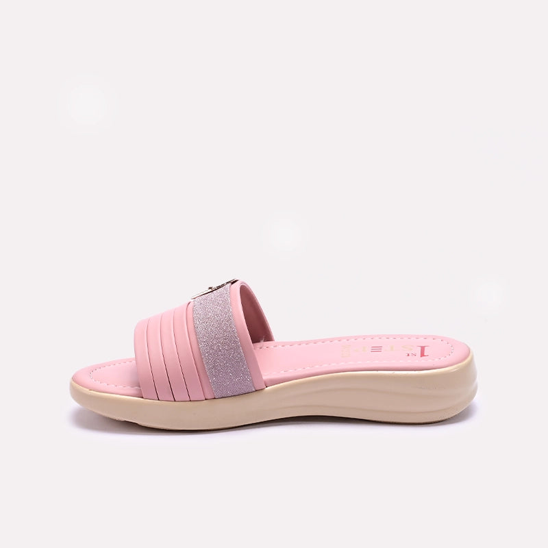 Pink Comfy Casual Slippers 0413120