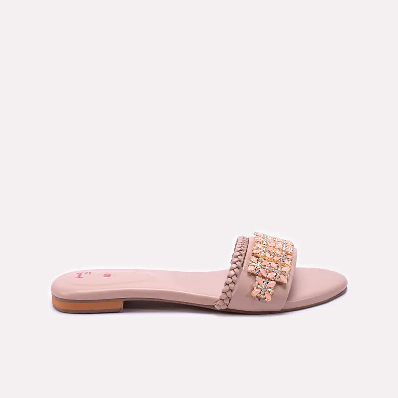 Pink Fancy Flat Slippers 0412234