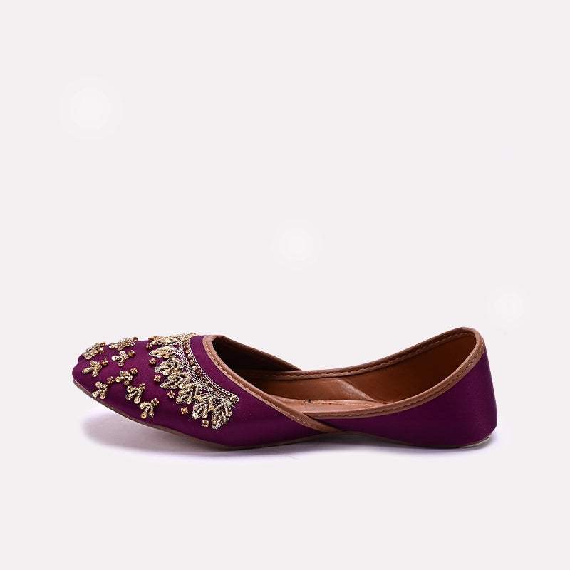 Purple Khussa for Women