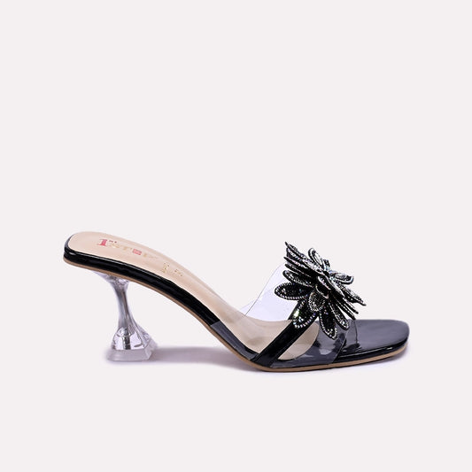 Ravelle Black Bridal Slippers 0412761