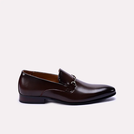 roderick mens dark brown narrow toe formal loafers