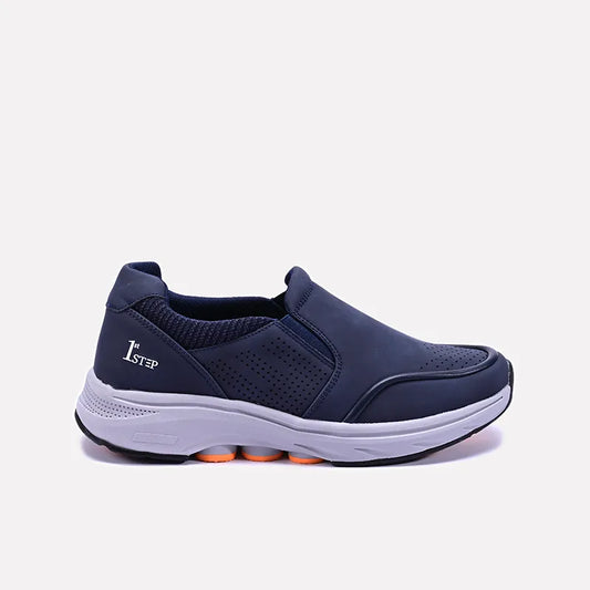 Rush Blue Slip On Sneakers 0120493