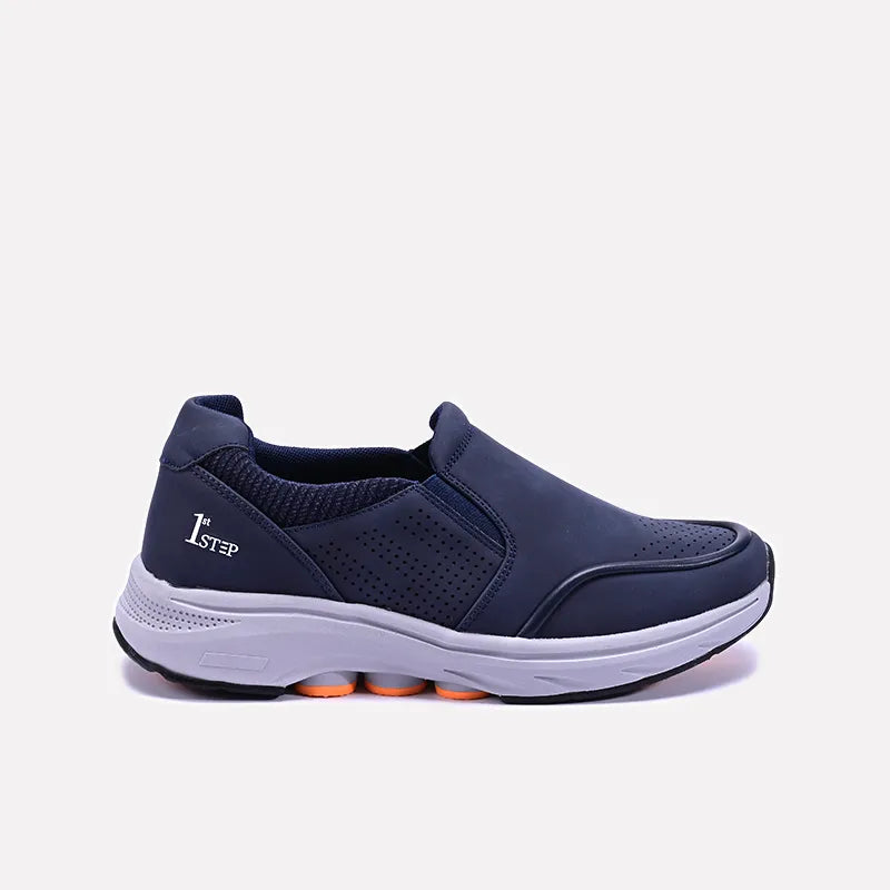 Rush Blue Slip On Sneakers 0120493