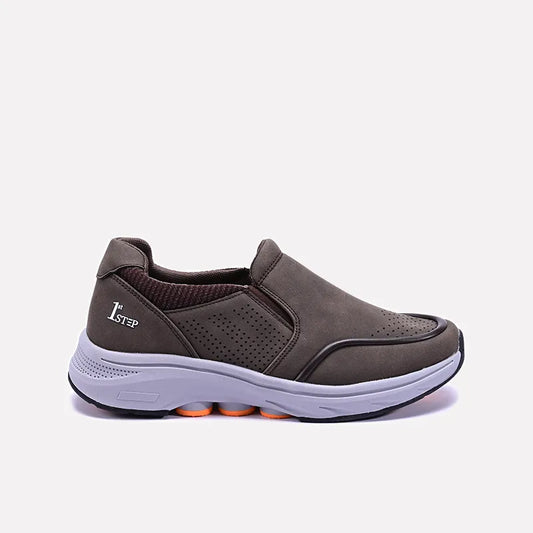 Rush Brown Slip On Sneakers 0120493