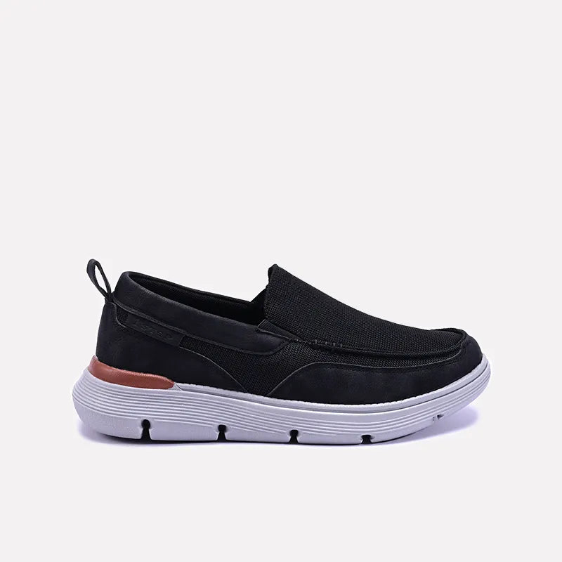 Swerve Black Slip On Sneakers 0120496