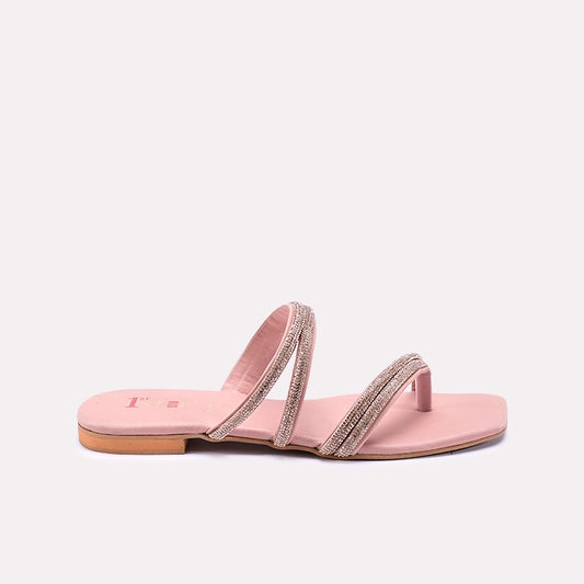 Sylvette Peach Fancy Slippers 0412837