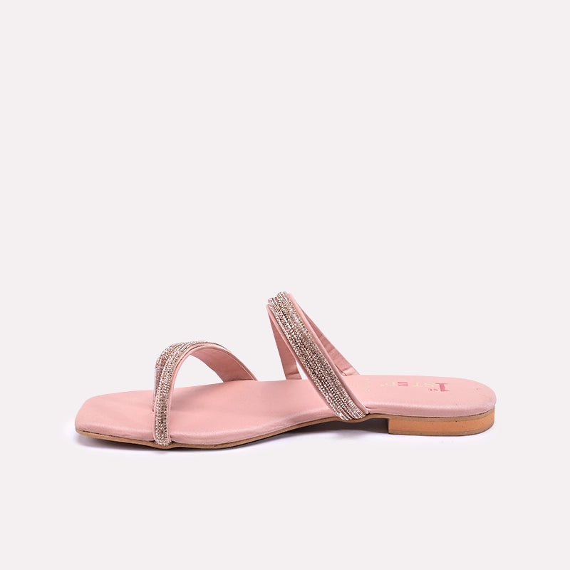Sylvette Peach Fancy Slippers 0412837