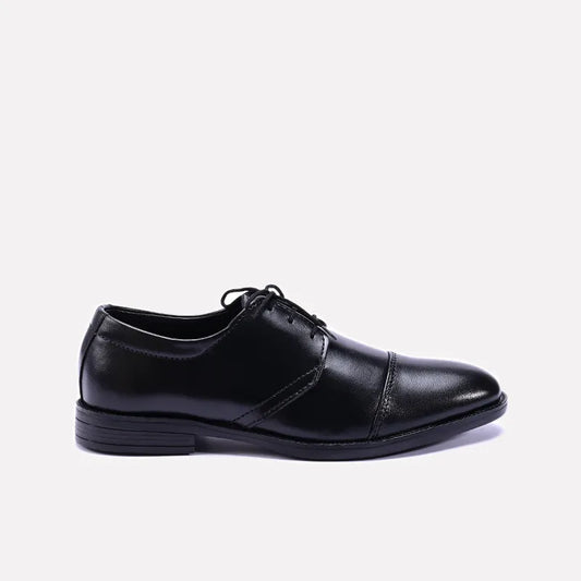 Virtue Black Derby Dress Shoes 0111183