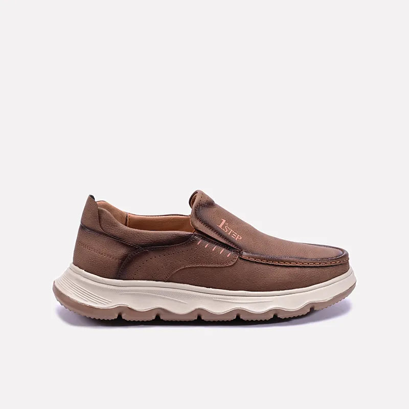 Walker Khaki Thick Sole Sneakers 0120510