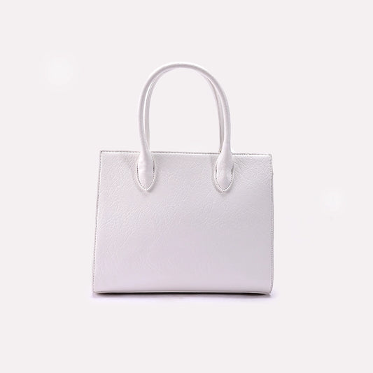 White Casual Shoulder Bags for Women