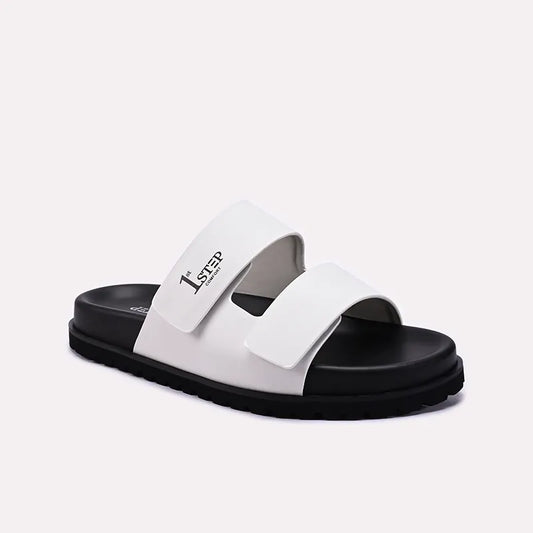 White Casual Slippers